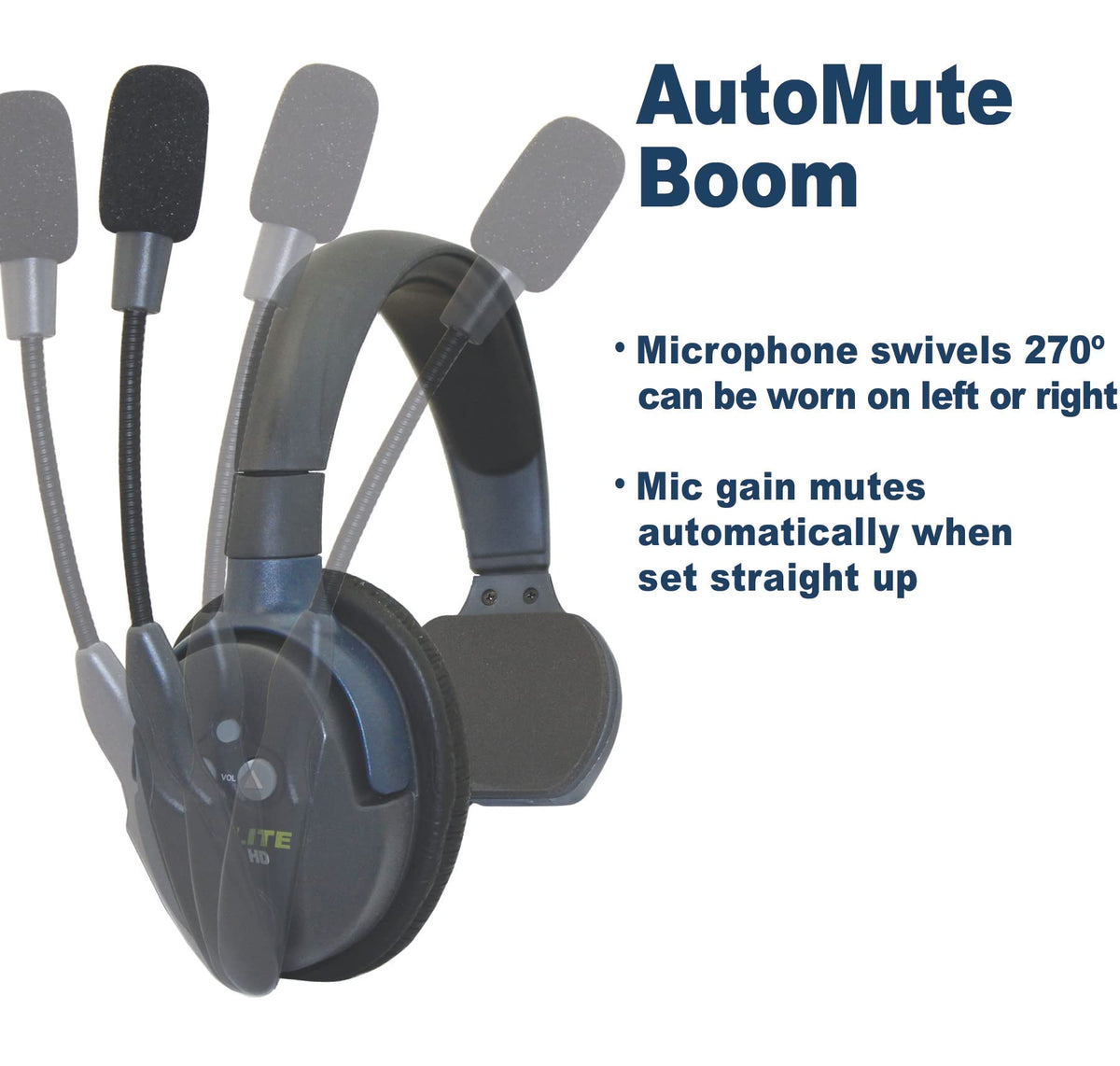 EARTEC HUB8D Ultralite-HD 8 Person Full Duplex Wireless Intercom Headset Communication System, Dual Ear Headsets, Up to 1000ft Range, U.S. Company