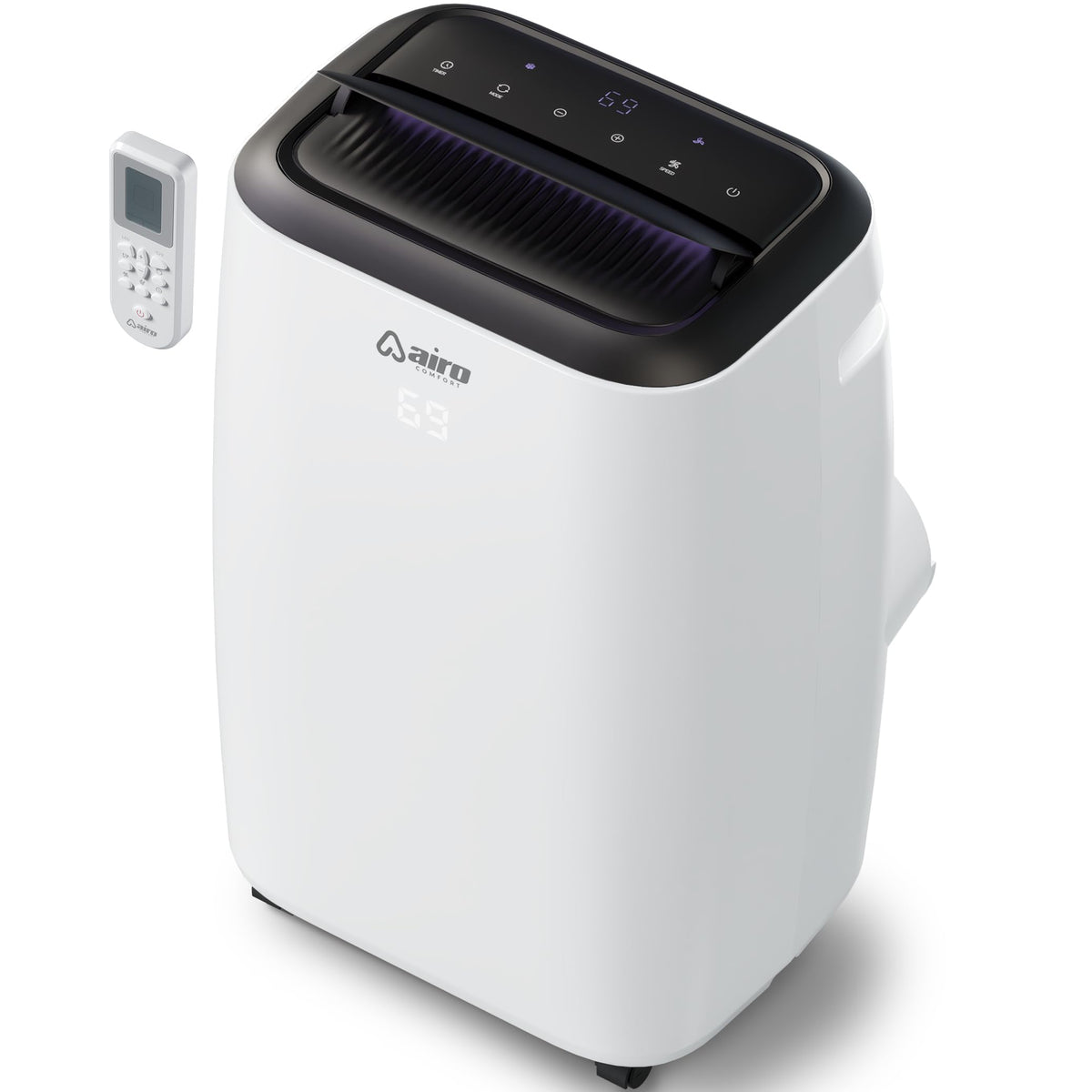 AIRO Portable Air Conditioners 8000 BTU, AC Unit Floor Standing with Remote Control & DIY Installation Kit, New 2025 model