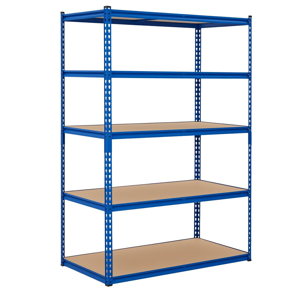 5-Tier Storage Shelving, Adjustable Garage Shelves, Meta Storage Shelving Unit with 2500LBS Capacity, Steel Wire Rack Shelf Organizer for Garage, Kitchen Pantry Basement, 48 x 24x 71inch, Blue