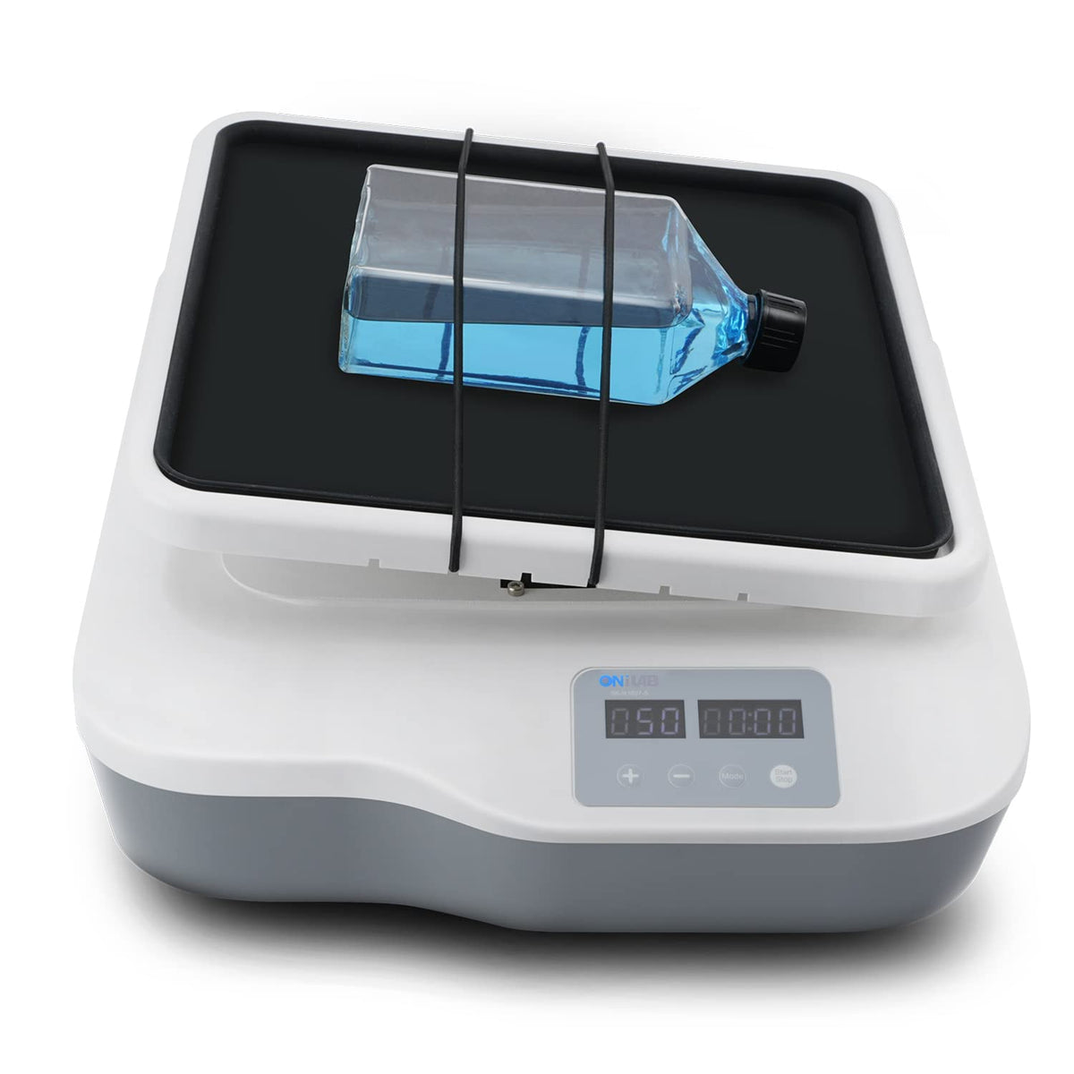 ONiLAB Led Digital Rocking Shaker Adjustable speed 10-80RPM, Rocking Rotator Shaker with continuous mode or timer mode 1min-99h59min, Capacity 2KGS, Digital Display speed and time, Labs and Classrooms