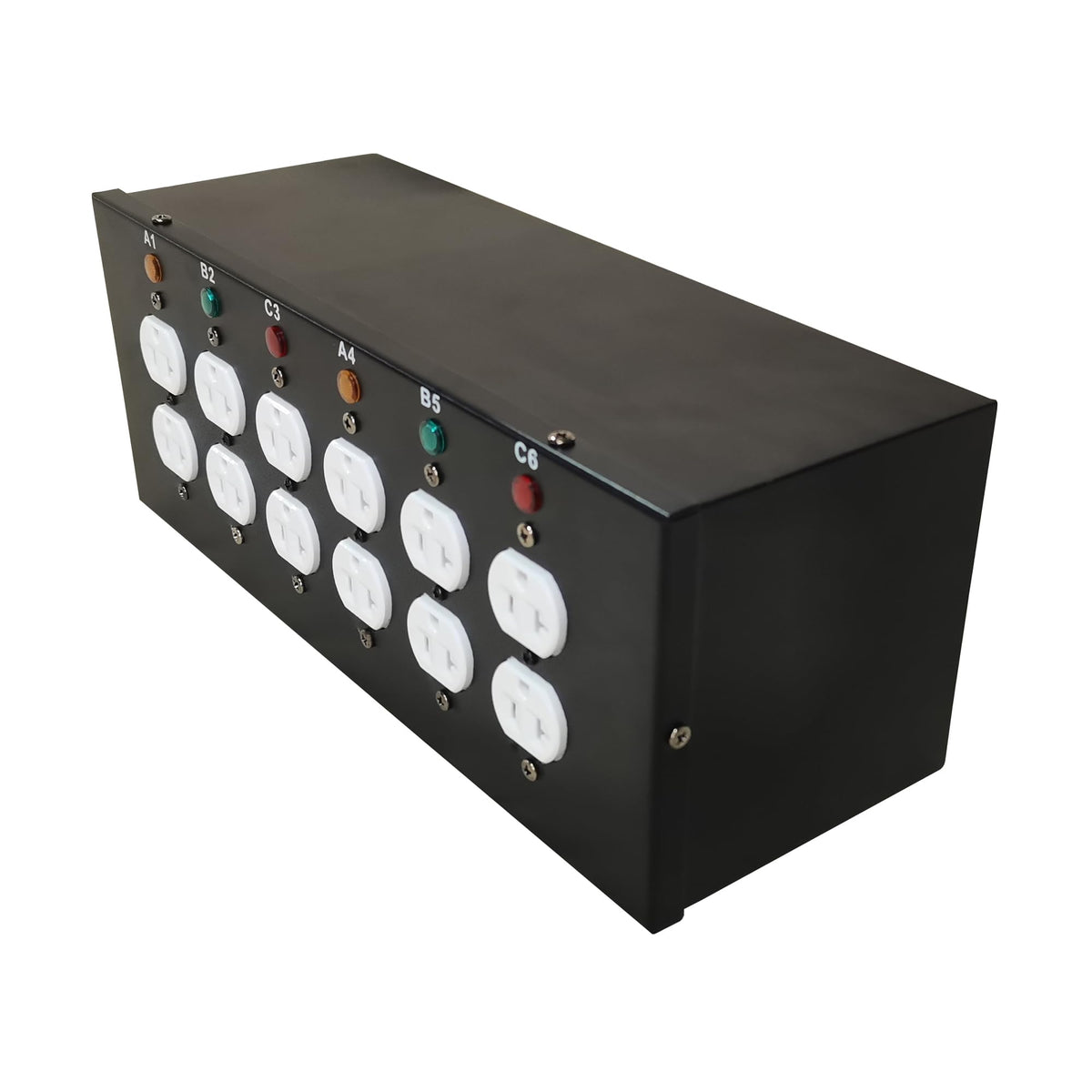 JUNMAN 6 Channel L14-30 to 12 Edison Power Distro Distributor Box