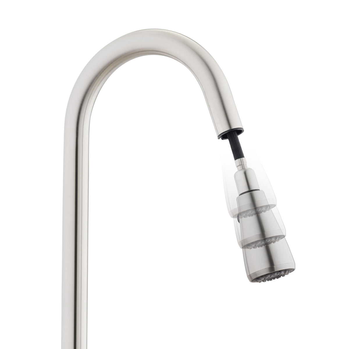 NEAT by TRINITY EcoStorage Stainless Steel Utility Sink, Freestanding Single Bowl Utility Sink with Pull-Out Faucet for Garage, Laundry Room, Business, NSF Certified, 22"W x 22"D x 50"H (NHA-0328)