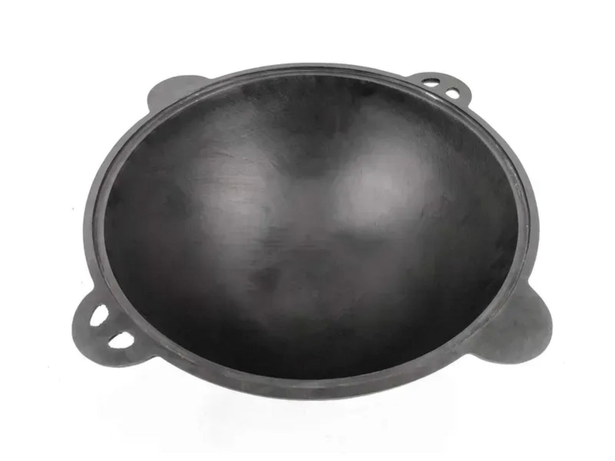 Dutch Oven Pot with Aluminum Lid 10 L (10.5 Quarts) - Camping Dutch Oven - Uzbek Kazan Cast Iron - Cast Iron Cookware Set – Premium Camping Cookware