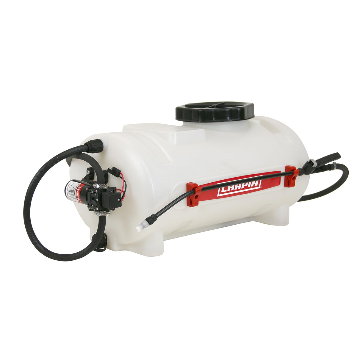 Chapin 97084 Tank Sprayer, 8‑Gallon, Multipurpose, ATV, UTV, Chemical‑Resistant Poly Tank, 12V Hookup, 1 GPM Diaphragm Pump, Adjustable Nozzle & 15‑Ft Hose for Fertilizer, Weed & Pest