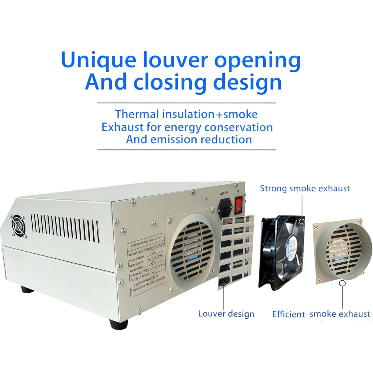 T962 110V 800W Mini Automatic Infrared Reflow Oven - Intelligent IC Heater and Reflow Soldering Station, 7.08×9.25 Inch Soldering Area, Compatible with CHIP/SOP/BGA/PCB Chips/Aluminum Substrates