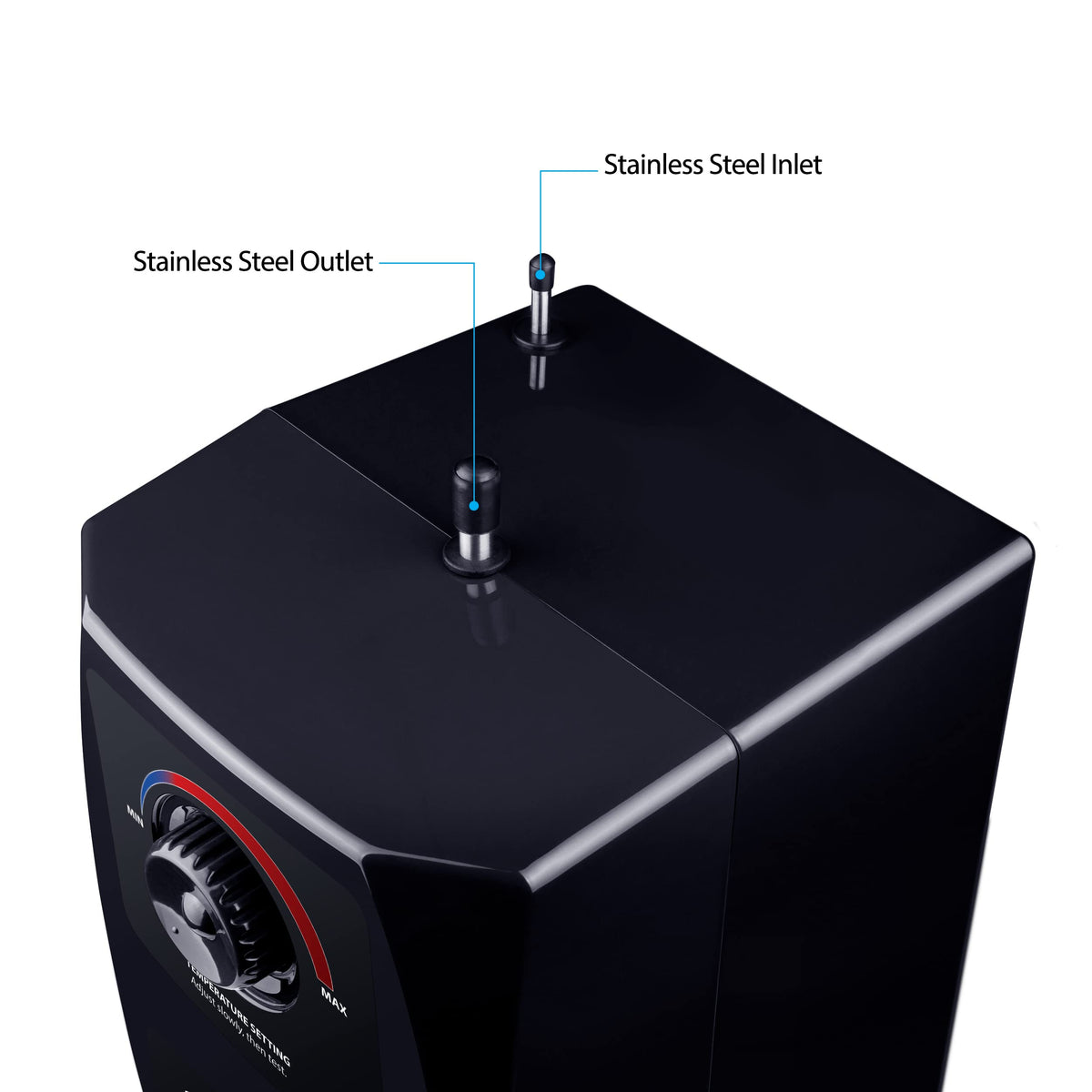American Standard ASH-110 Hot Water Dispenser, Includes Brushed Nickel Dual Handle Water Faucet 780 Watts, 110v