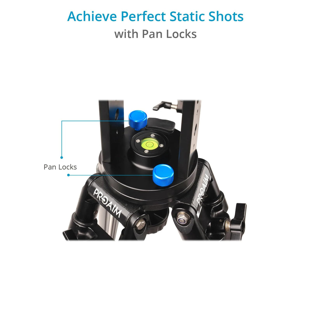 Proaim 7' Wave-2 Jib Crane for Camera, Gimbals & Pan Tilt Heads. for 75mm/100mm Fluid Heads. Payload up to 25kg / 55lb. Telescopic Design. 360° Panning Range (P-WV-2)