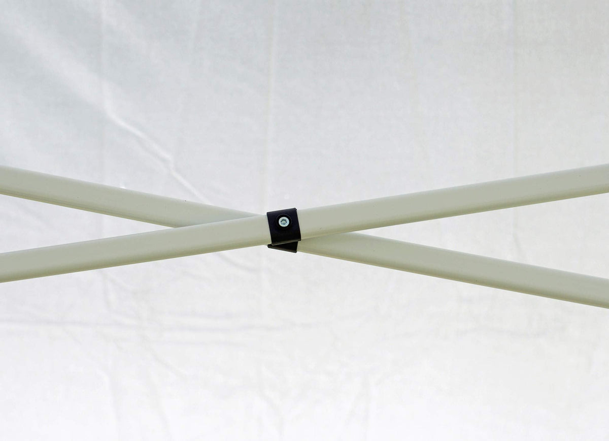 Quik Shade 10' x 20' Commercial 200 Square Feet of Shade Straight Leg Base Outdoor Pop-Up Canopy, White