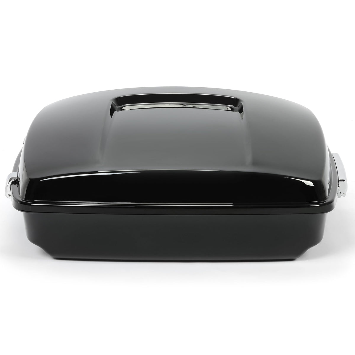ECOTRIC 5.5" Razor Motorcycle Trunk Luggage w/Backrest Compatible with 2014-2024 Davidson Touring Models Trunk Tail Box