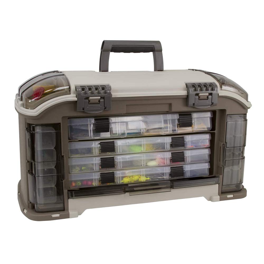 Plano Angled 787 Guide Series Stowaway Tackle System- Includes 7 Stowaways, Fishing Tackle Storage, Premium Tackle Storage, One Size, Model Number: 787010