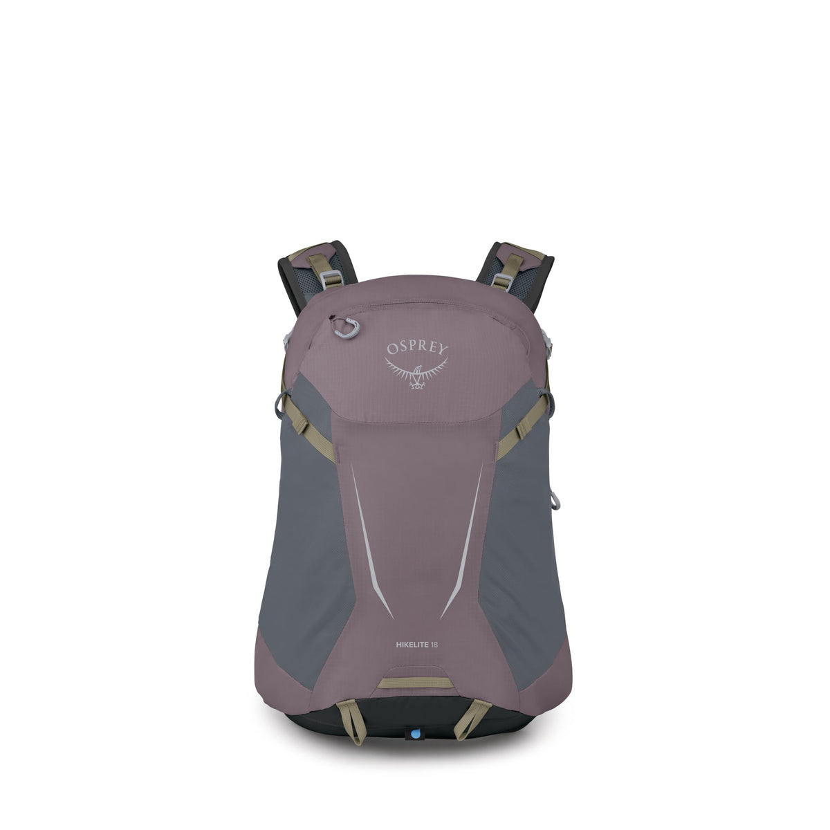 Osprey Hikelite 18L Durable Hiking Backpack - Travel Daypack with Rain Cover for Men and Women, Graphite Purple