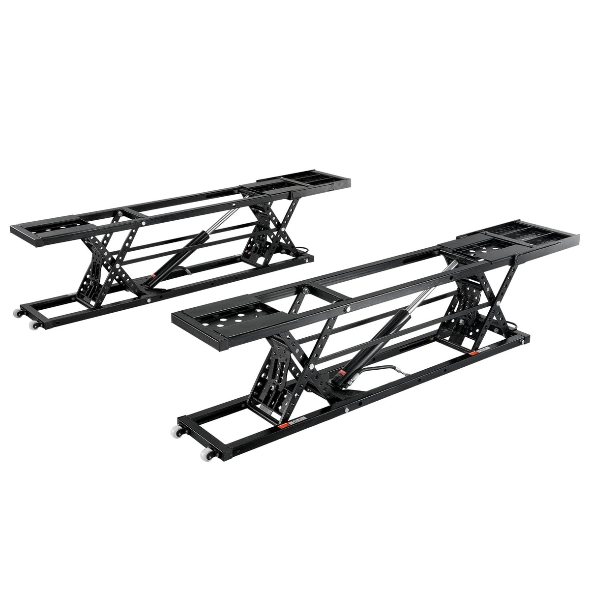 VEVOR Portable Car Lift - 7,000 LBS Capacity, 26.8" Max. Height, Heavy-Duty Carbon Steel Truck Lift with 120V Power Unit