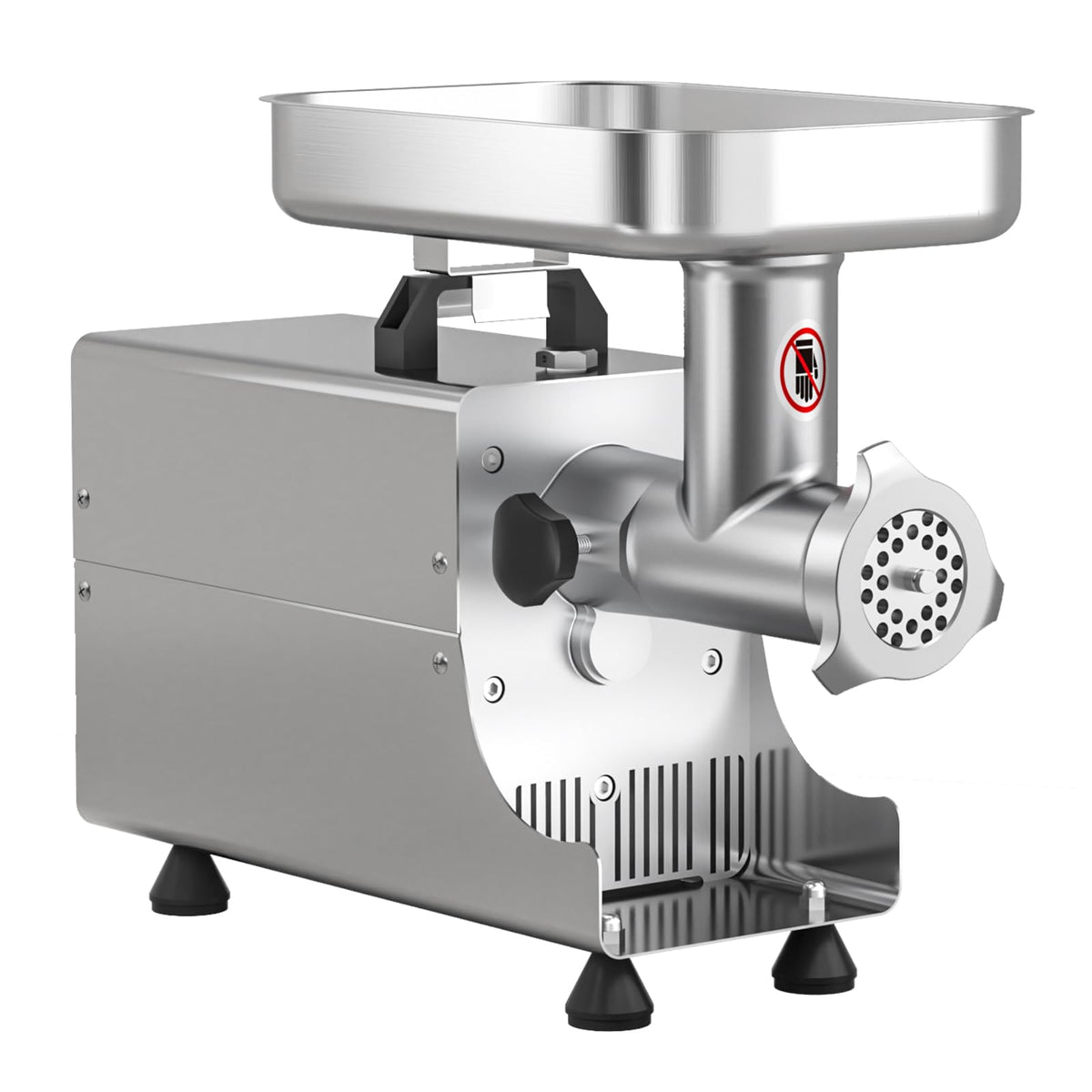 ARINOO Commercial Electric Meat Grinder #8, 0.6HP Heavy Duty Industrial Stainless Steel Meat Mincer with 2 Blades, 2 Plates & 3 Stuffing Tubes,Meat Grinder Machine for Home Kitchen & Restaurant Use
