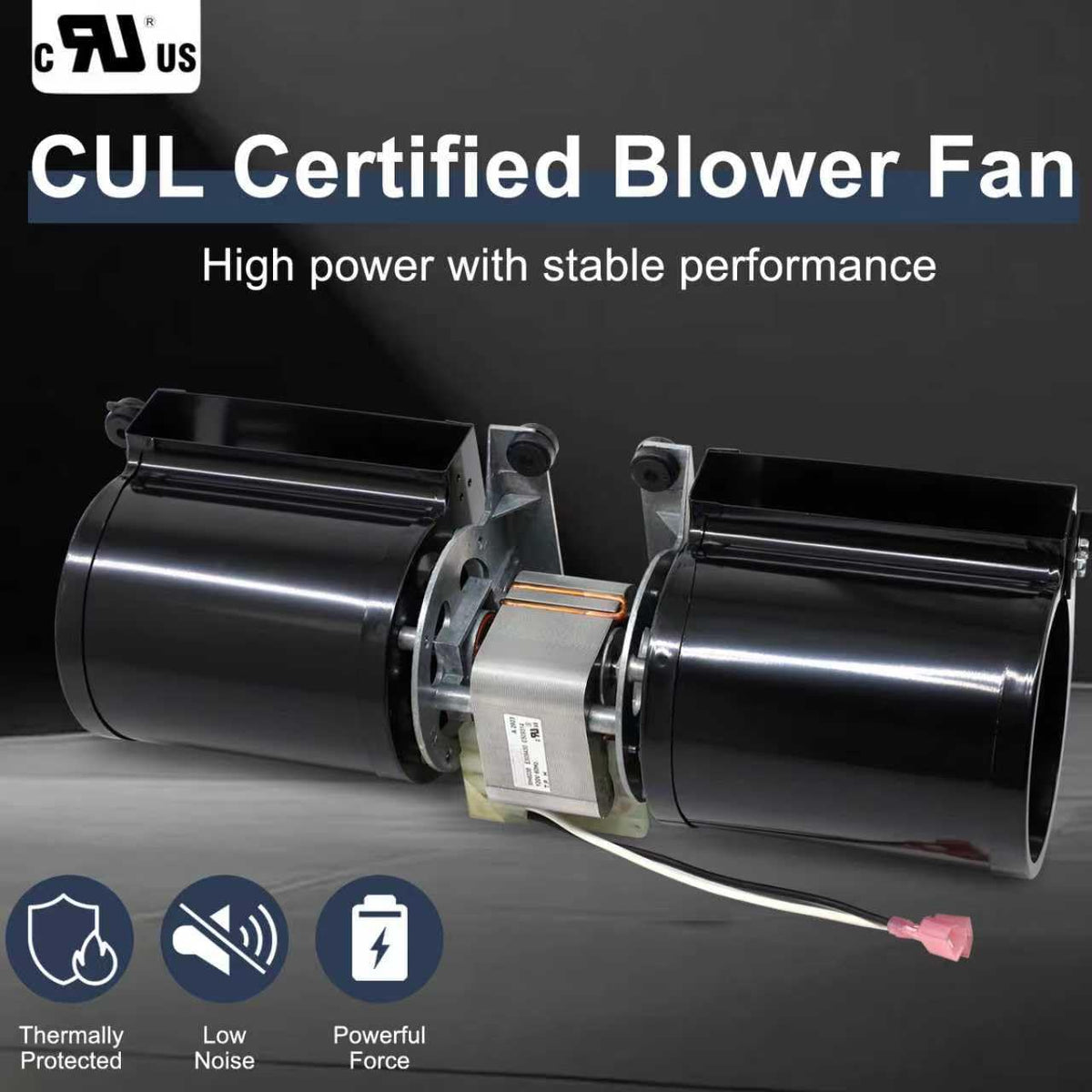Criditpid BM-1288 Convection Blower for Englander 25-CB120, 25-CBPAH, 25-SSP01 Pellet Stove, Blower Motor for AC-17, AC-20 and AC-30 Blower Assemblies.