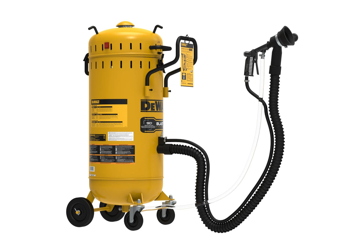 DEWALT Abrasive BlastVac for Clean, Portable Sandblasting, 120V, 5.5 – 6.5 SCFM @ 115PSI (DXCM009-0369)
