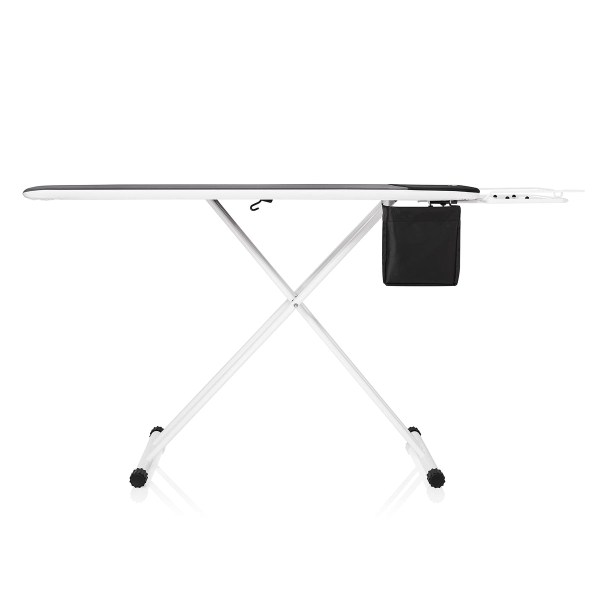 Reliable The Longboard 350LB Ironing Board, Extra-Large Rectangular 52” x 19.5” Pressing Surface, Vera Foam Cover, Conex Heat Resistant Zone, Removable Iron Rest, Adjustable Height, Made in Italy