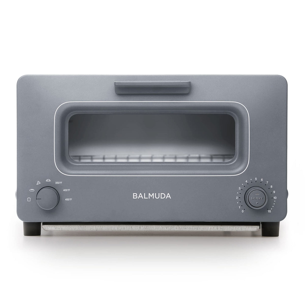 BALMUDA Combo Pack: The Toaster Gray & The Lantern Navy | Steam Toaster & Rechargeable LED Lantern