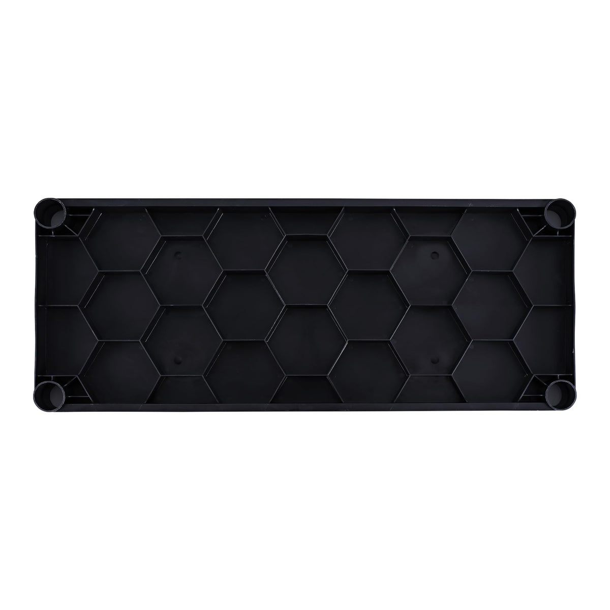 Iceberg Rough 'N Ready 4-Shelf Open Storage Shelving System, 32” W x 54” H, 13”D, Black