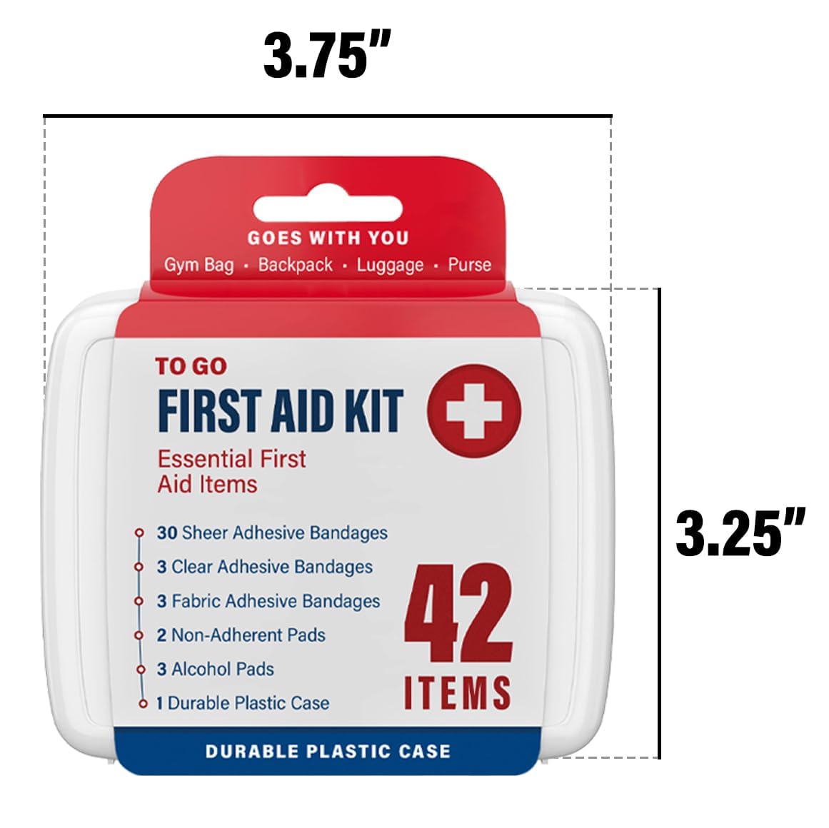 DecorRack 2000 Piece First Aid Kit, 48 Individual Boxes of 42 Items Each, First Aid Kits for Minor Cuts, Scrapes, Travel, Car, Home, Work, Field Trips or Camping (2000pcs, 48 Pack)