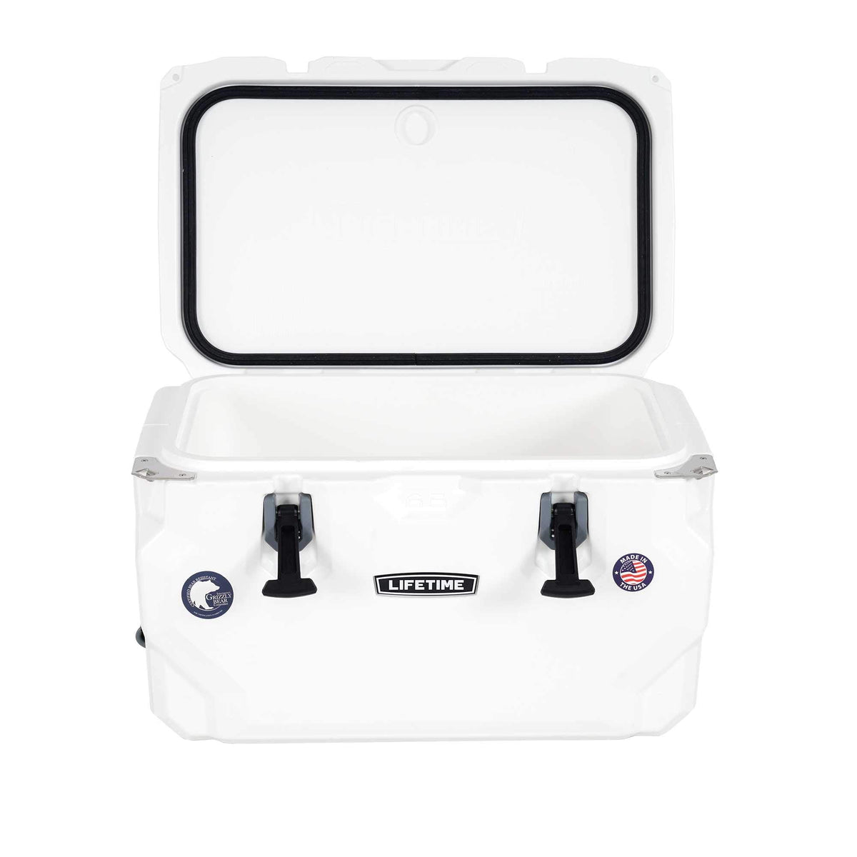 Lifetime 65‑Quart High Performance Hard Cooler, Up to 8‑Day Ice Retention, IGBC Bear‑Resistant Camping & Hunting Ice Chest with Bottle Opener