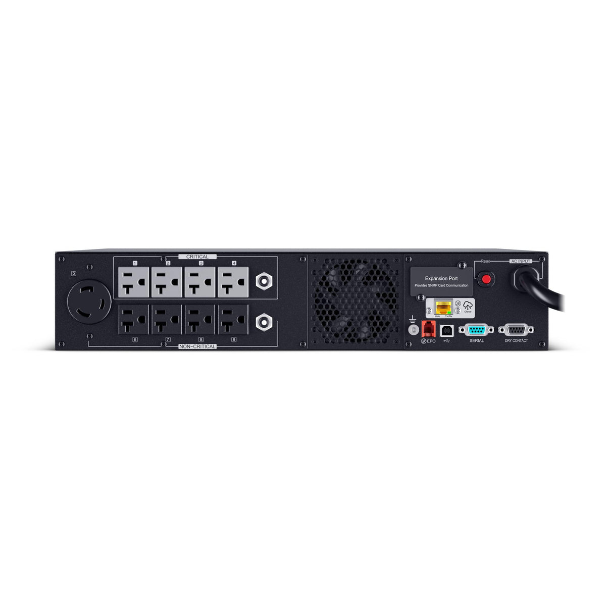 CyberPower PR3000RT2UC Smart App Sinewave UPS Battery Backup and Surge Protector, 3000VA/3000W, 30A, 9 Outlets, 2U Rack/Tower, AVR, Built-in Cloud Monitoring, UL Certified
