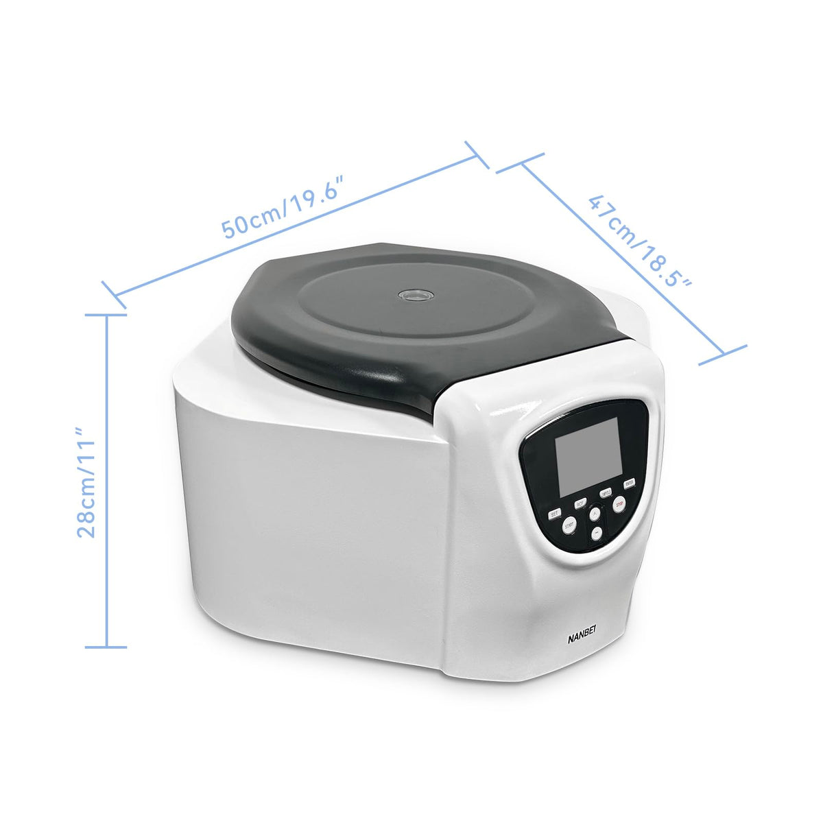 NANBEI Lab Benchtop Centrifuge Machine Capacity（18 x 10ml）