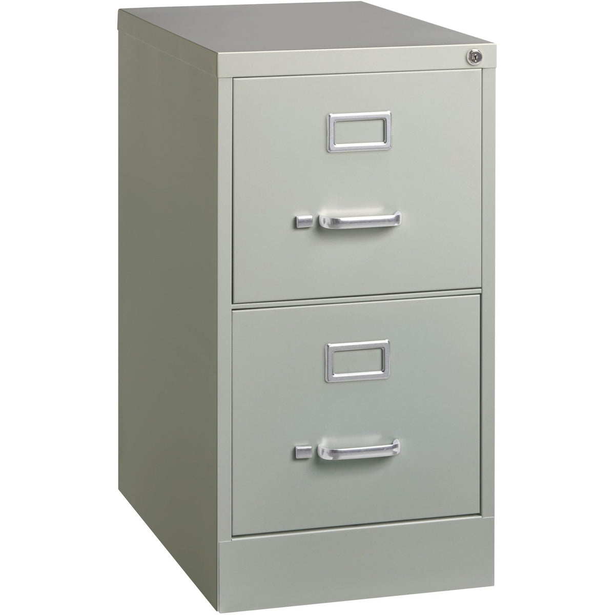Lorell LLR42292 2-Drawer Vertical File, 15" x 22" x 28, Light Gray