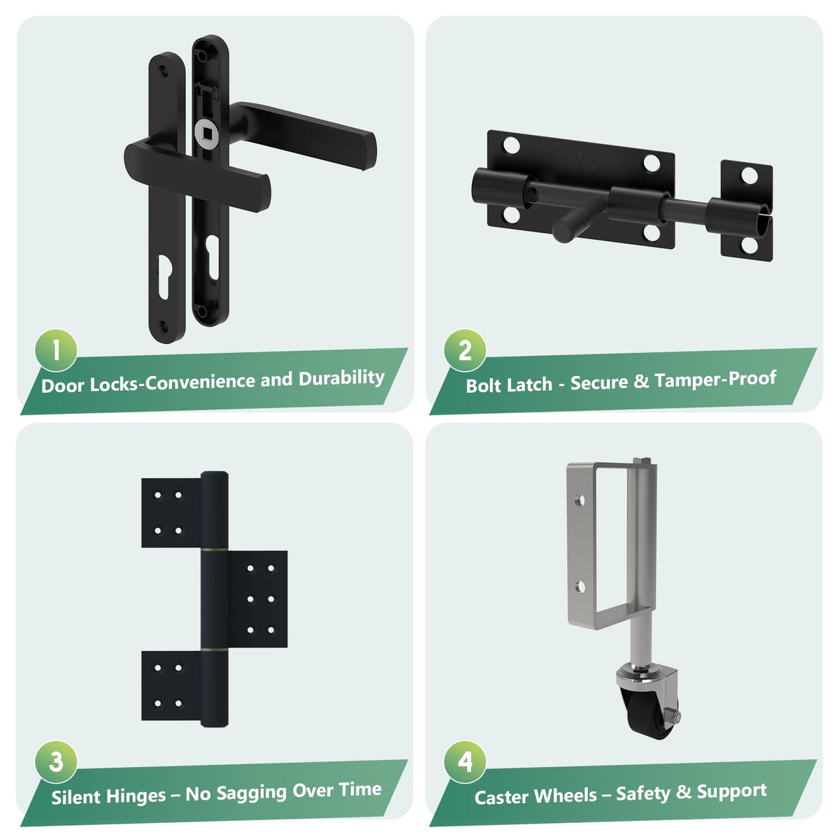 Mondaria Wood Plastic Composite Gate for Privacy Fence 6ft(H)*4ft(W), Fence Gate with Metal Frame and Knob Kits, Ancient Wood (Without Post)