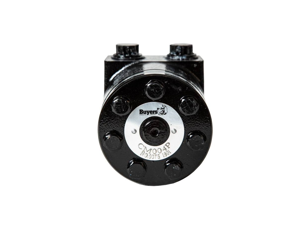 Buyers Products CM004P Hydraulic Motor, 4 Bolt Mount Type, 0.25 Inch Shaft Keyway, 1 Inch Round Shaft, 1/2 Inch NPT, 3.1 CIR Displacement