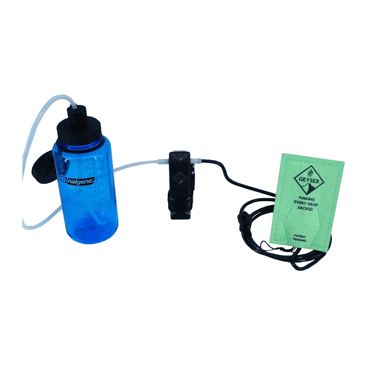 Geyser System Portable Camping Shower & Cleaning Kit for Camping, Backpacking, Overlanding, & Outdoor Recreation - Clean Kit Bundle - Black