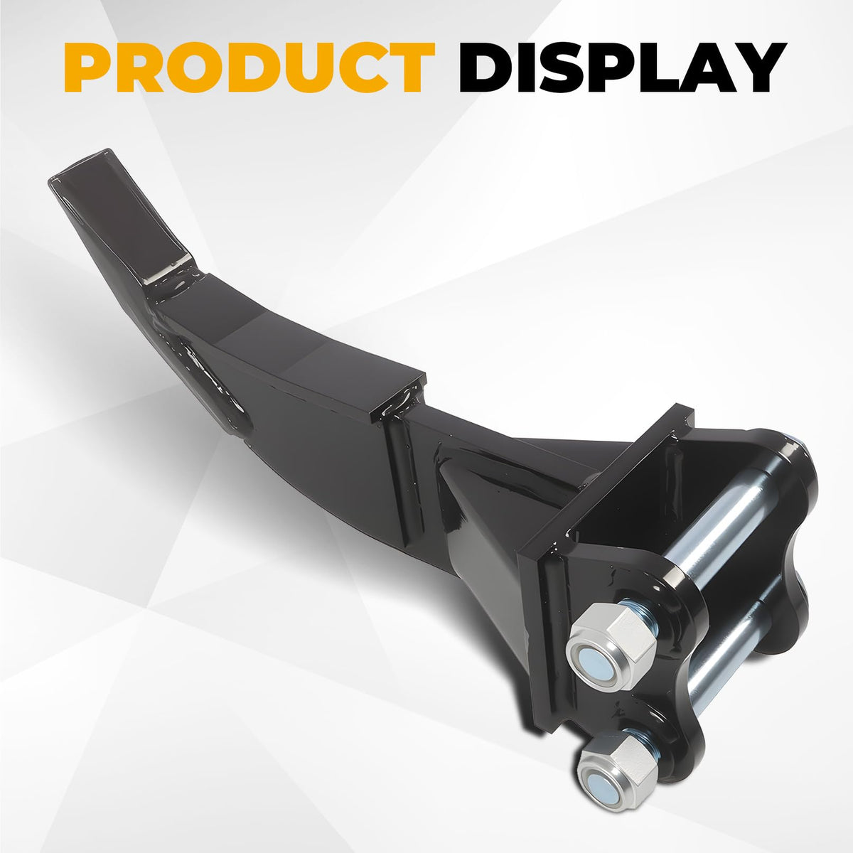 Agrovolcyn Mini Excavator Ripper with Pins Compatible with 1-1.5 Ton Small Excavator 3.54in Span 0.98 Aperture Inches Single Hook Backhoe