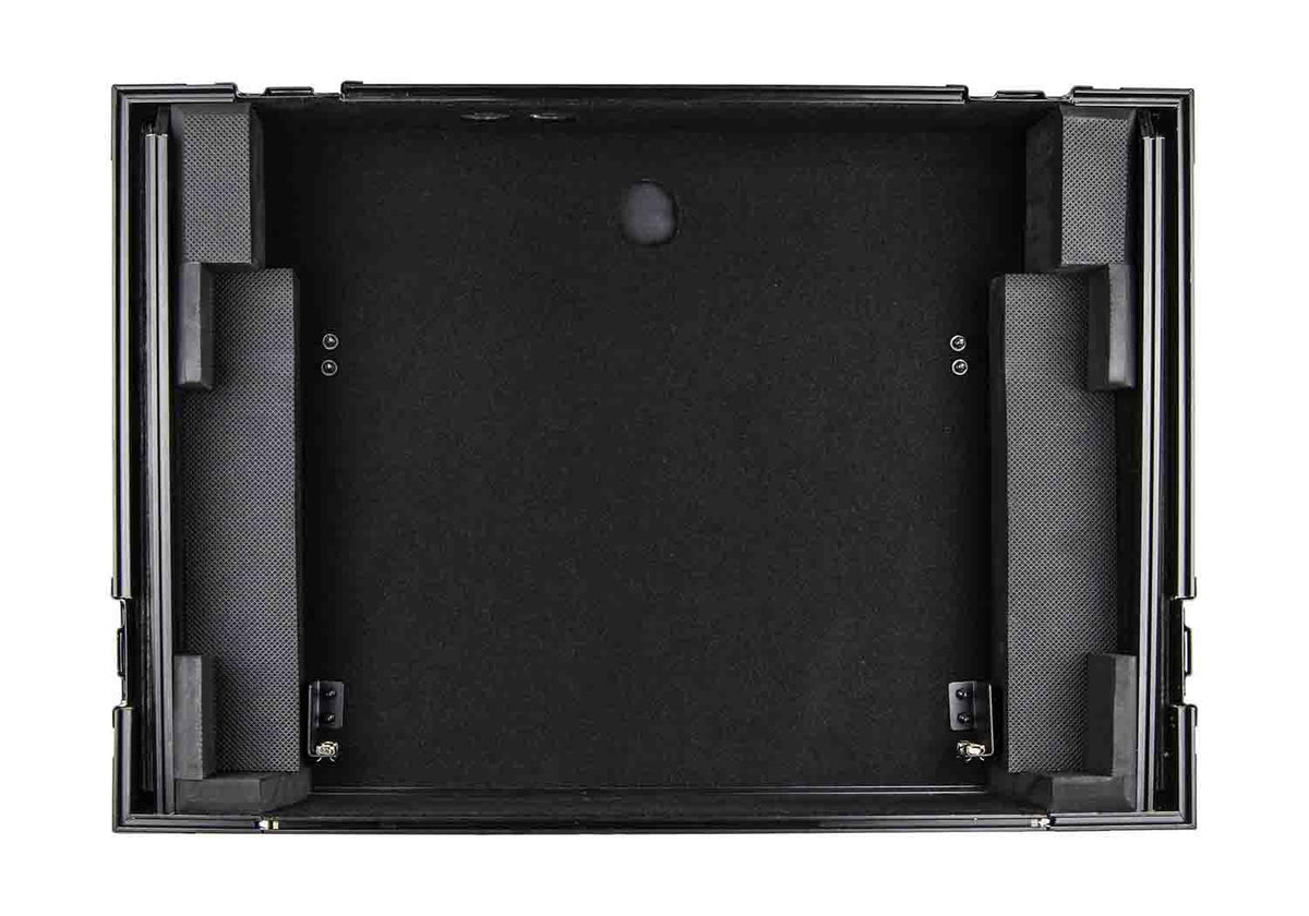Odyssey FZGSPIDDJ8001BL Black Label Glide Style Controller Case Compatible with Pioneer Ddj-800, 1U Rack Space