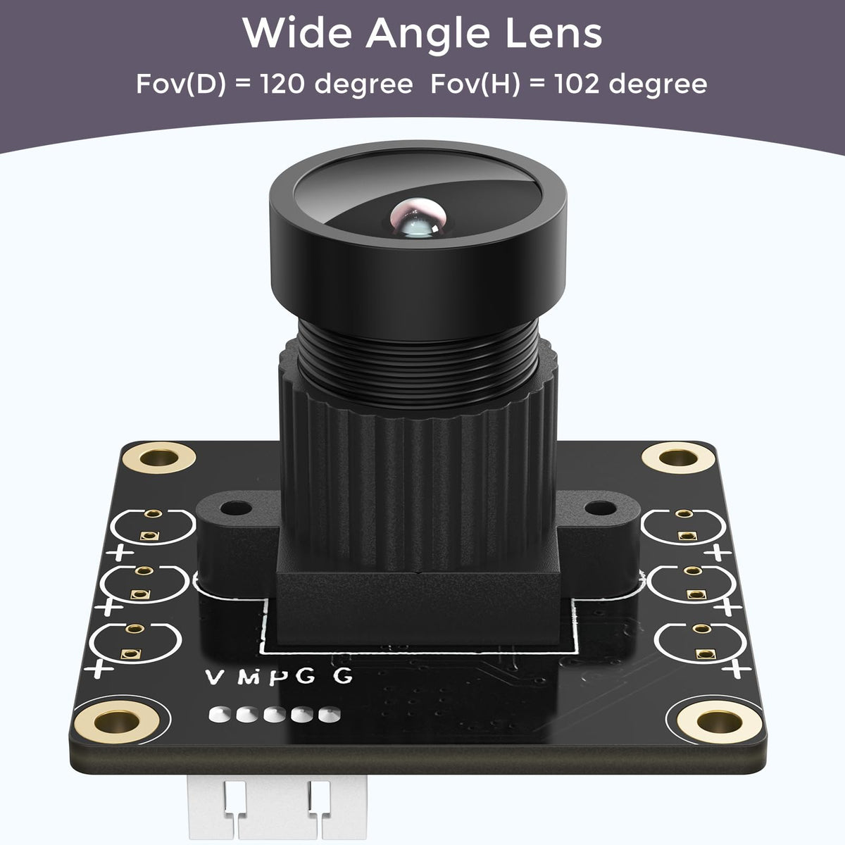 InnoMaker 720P USB 2.0 UVC Camera with 120° DFOV for Raspberry Pi, Jetson Nano, Embedded Hardware - Support Windows, Linux, Mac OS, Android
