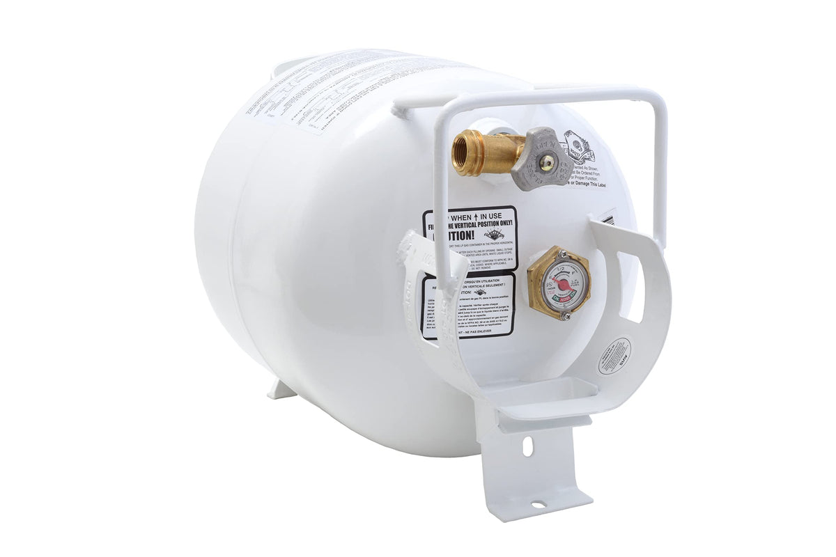 Flame King 20-LB Propane Tank + Auto Changeover Regulator Kit for RVs and Outdoor Heating