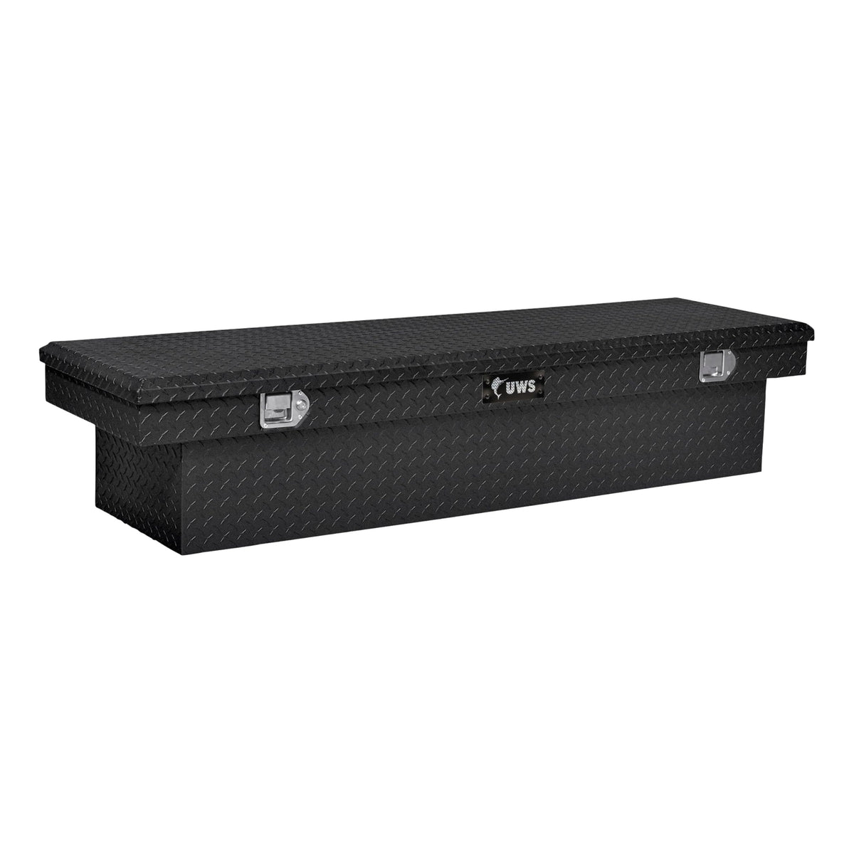 UWS EC10643 72-Inch Matte Black Heavy-Wall Aluminum Truck Tool Box, RigidCore Lid