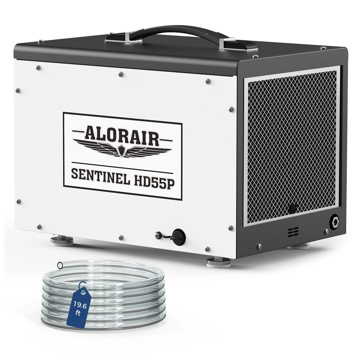 ALORAIR 120 PPD Crawl Space Dehumidifier with Pump, Commercial Basement Dehumidifier with Drain Hose, Compact Portable Auto Defrost Dehumidifier for Crawlspace and Under-House Use