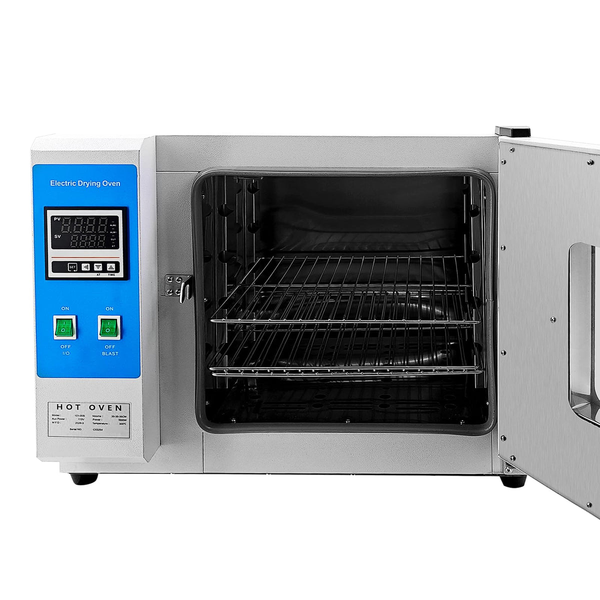 Censeanku 110V 60Hz Digital Forced Air Convection Drying Oven With Blower Fan & Constant Temperature, 14×14×14'' Stainless Steel Inner, Large Capacity 45L/12Gal