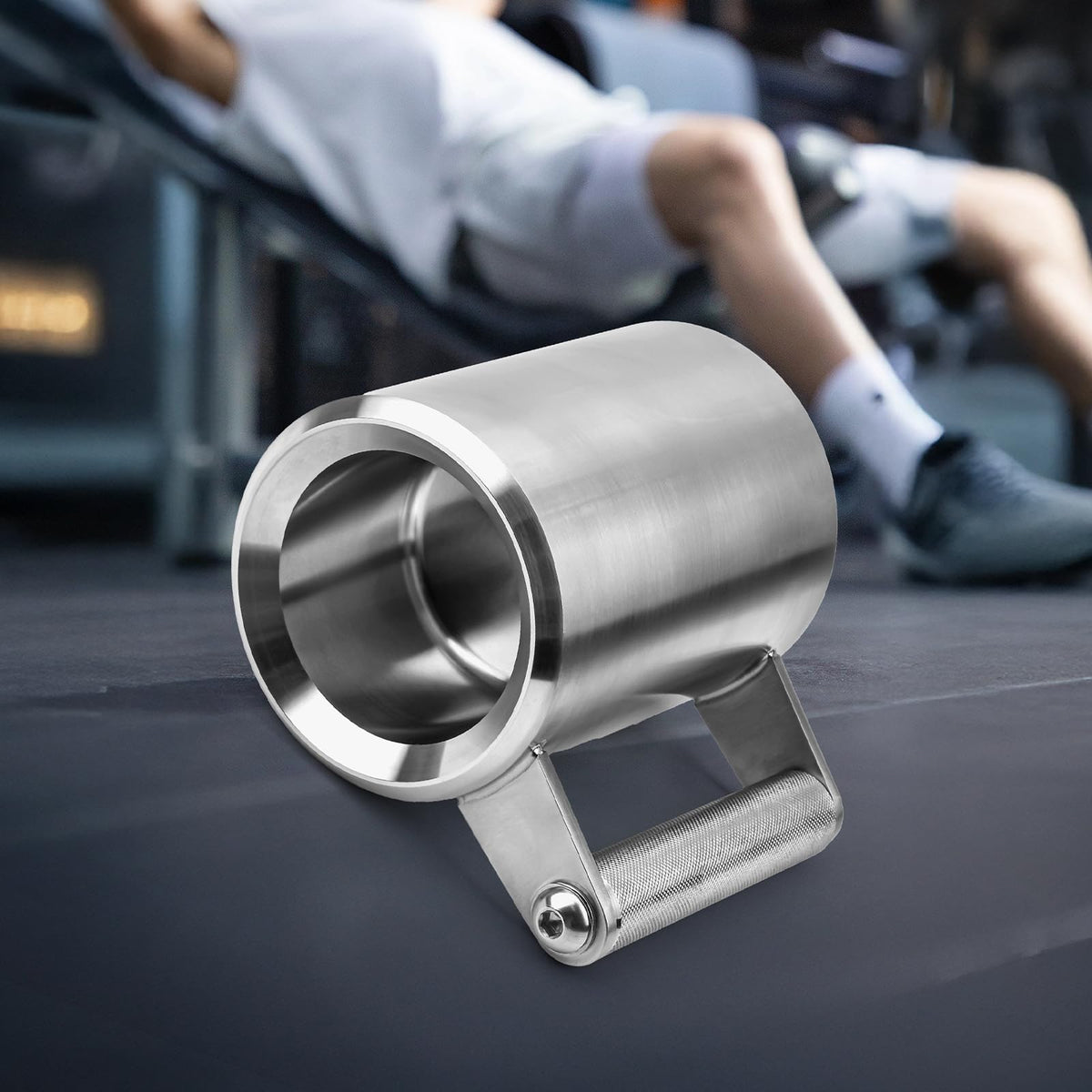 Esayendder Mug,8KG/18LB 300 ML Stainless Steel Super Dumbbell Fitness Sports, Coffee Mug