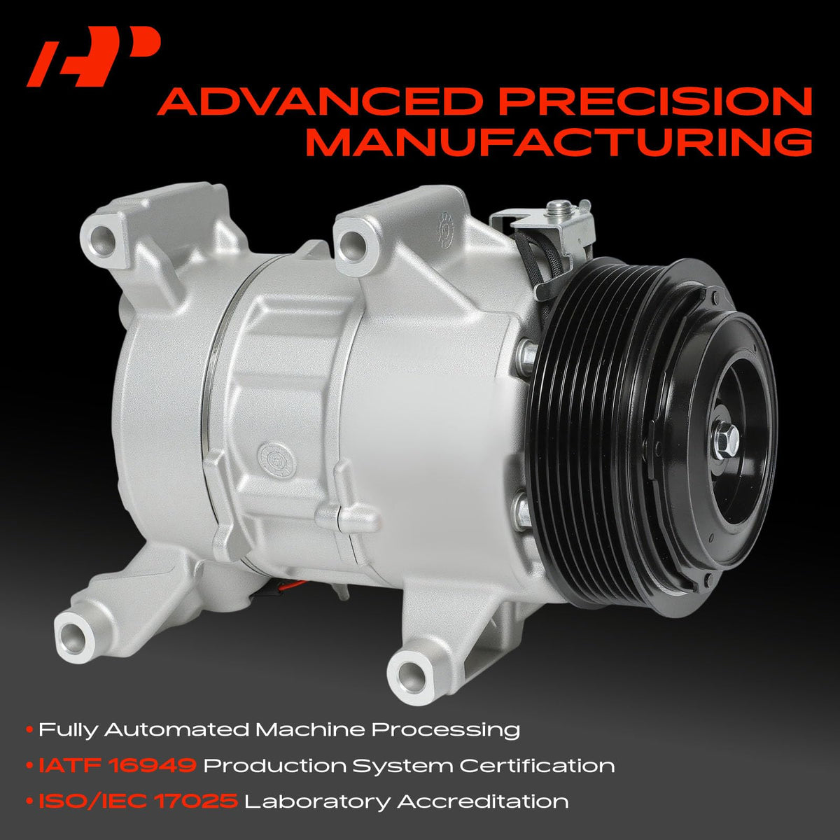 A-Premium Air Conditioner AC Compressor with Clutch Compatible with Honda Accord 1.5L 2018-2022, with 110mm Pulley