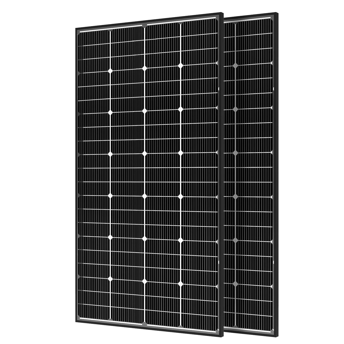 JJN Bifacial 400 Watt Solar Panel, 16BB N-Type 2 Pcs 200W 12V 25% High Efficiency 400W Solar Panels, Monocrystalline Solar Module for RV Home Farm Trailer Camper Marine Off-Grid Solar System
