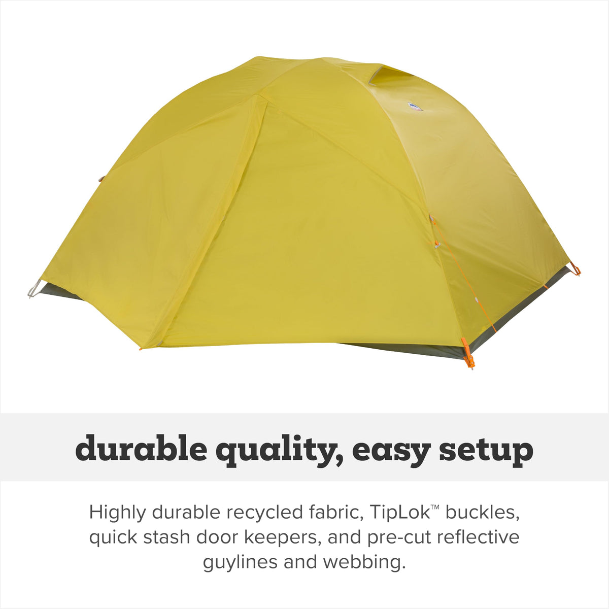 Big Agnes Blacktail & Blacktail Hotel Tent - Backpacking Tent for Camping, 3 Season, Ultralight, Waterproof, Warm Olive/Chinois Green, 3 Person (2025)