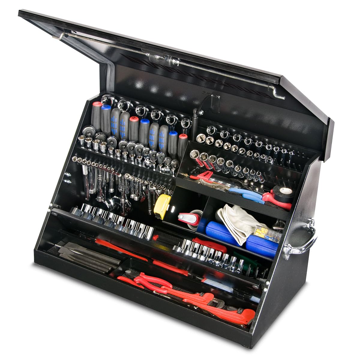 Montezuma – ME300B – 30-Inch Portable TRIANGLE Toolbox – Multi-Tier Design