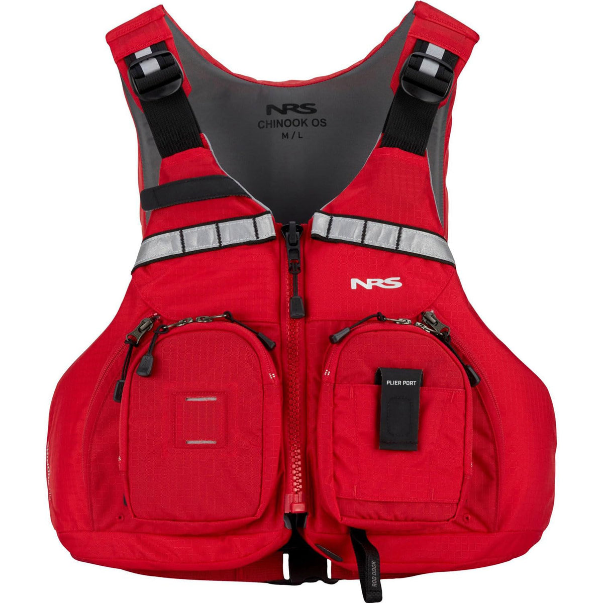 NRS Chinook OS Lifejacket (PFD) – Coast Guard Approved Adult Life Jacket for Off-Shore Kayaking, Fishing & Boating – Reflective Fishing Personal Flotation Device – Men's & Women's Life Vest