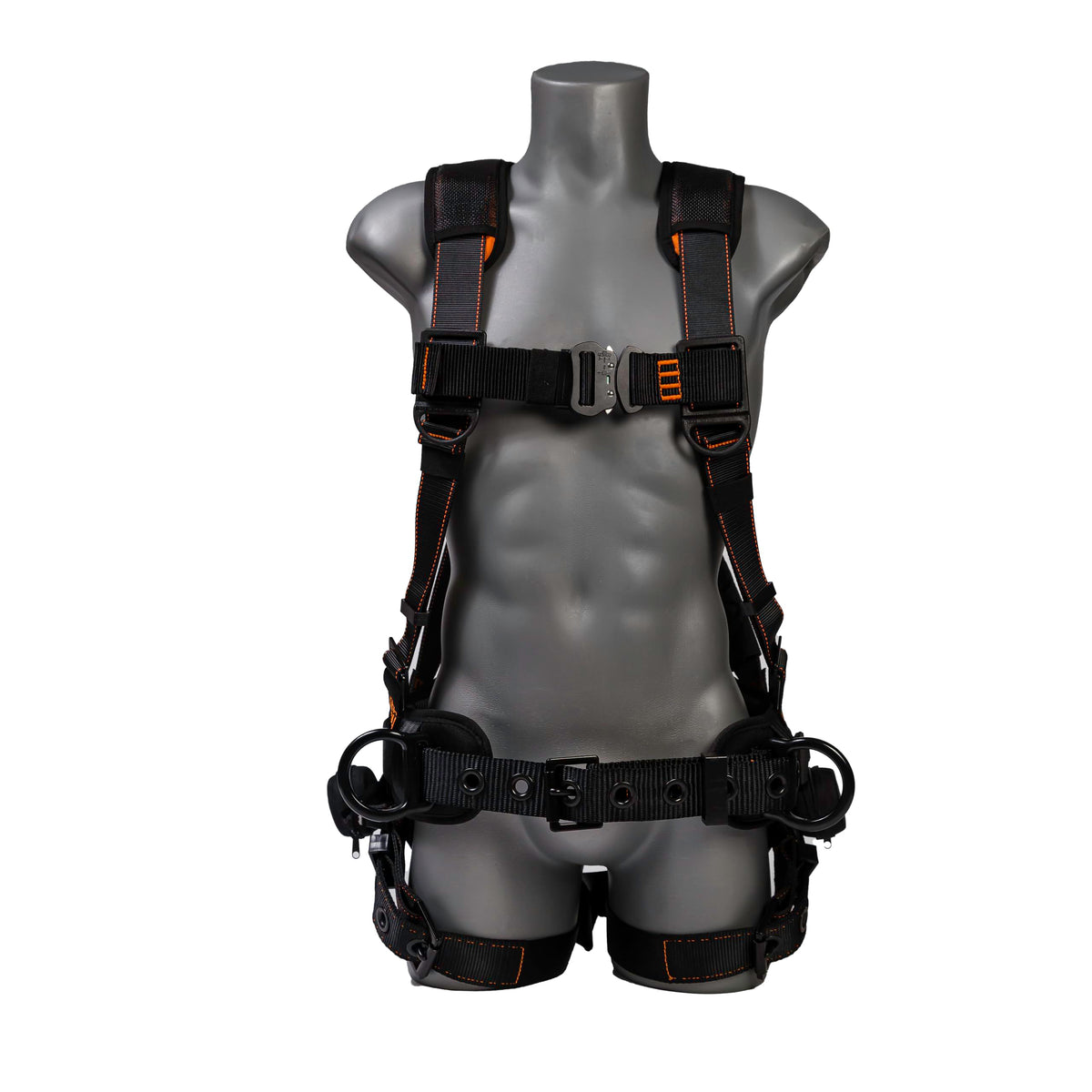 Frontline 110CTB Combat™ Lite Full Body Harness all Aluminum | Hardware Trauma Straps | OSHA and ANSI Compliant (Size: M-L)