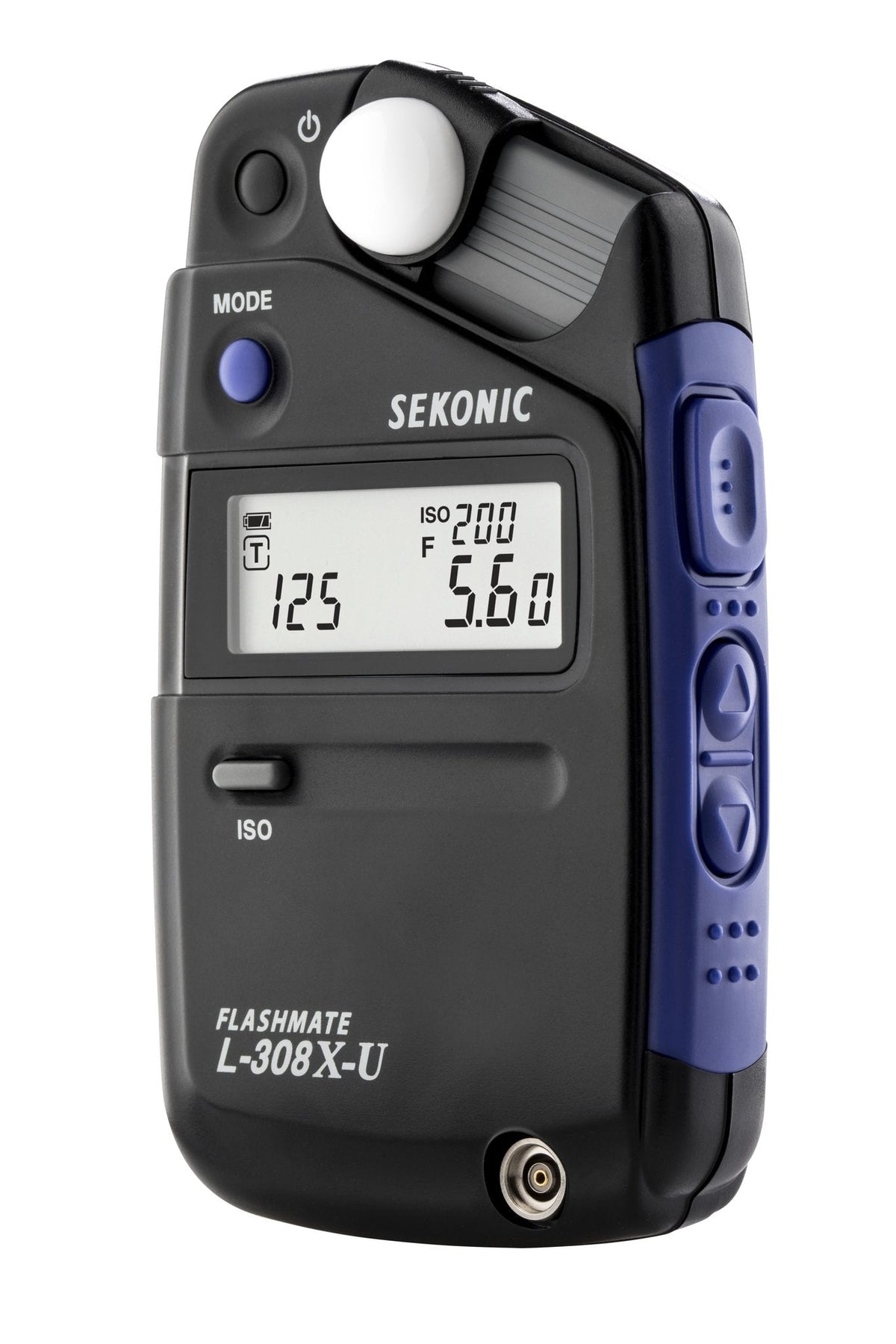 Sekonic L-308X-U Flashmate Light Meter, Compact Digital Incident & Reflected Exposure Meter with Photo, Cine & HD Cine Modes, LCD Auto Backlight, Illuminance Measurement, Pocket-Sized Design