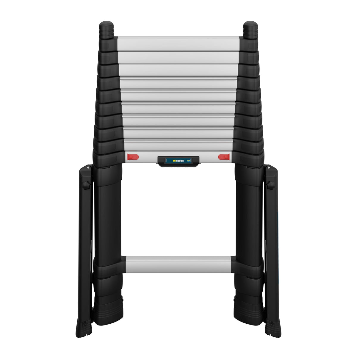 W.Steps Prime 11.5 FT | Telescopic Extension Ladder, ANSI Type 1A Certified, incl. stabilizers