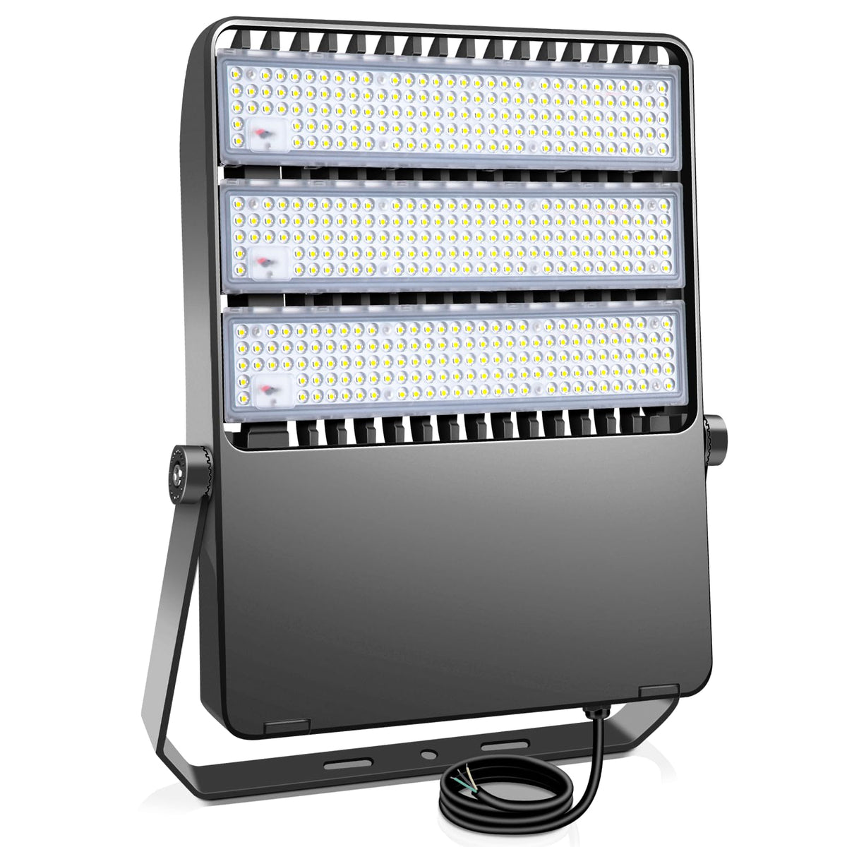 ledmo LED Flood Light Outdoor, 360W 50400LM Stadium Lighting, IP65 Waterproof, 5000K Daylight Commercial Lighting, for Large Yards, Parking Lots, Sports Fields, Arena (Easy Hardwired, Switch Control)