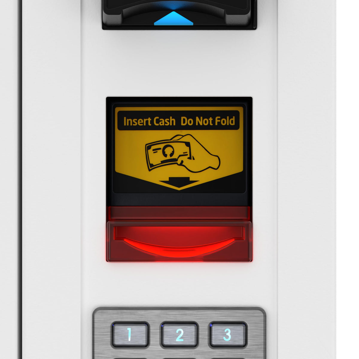 KoolMore 45 in. Commercial Freezer Ice Cream Vending Machine with 44 Slots, Ample 49 in. Touch Display, Bill Acceptor and Credit Card Reader in White