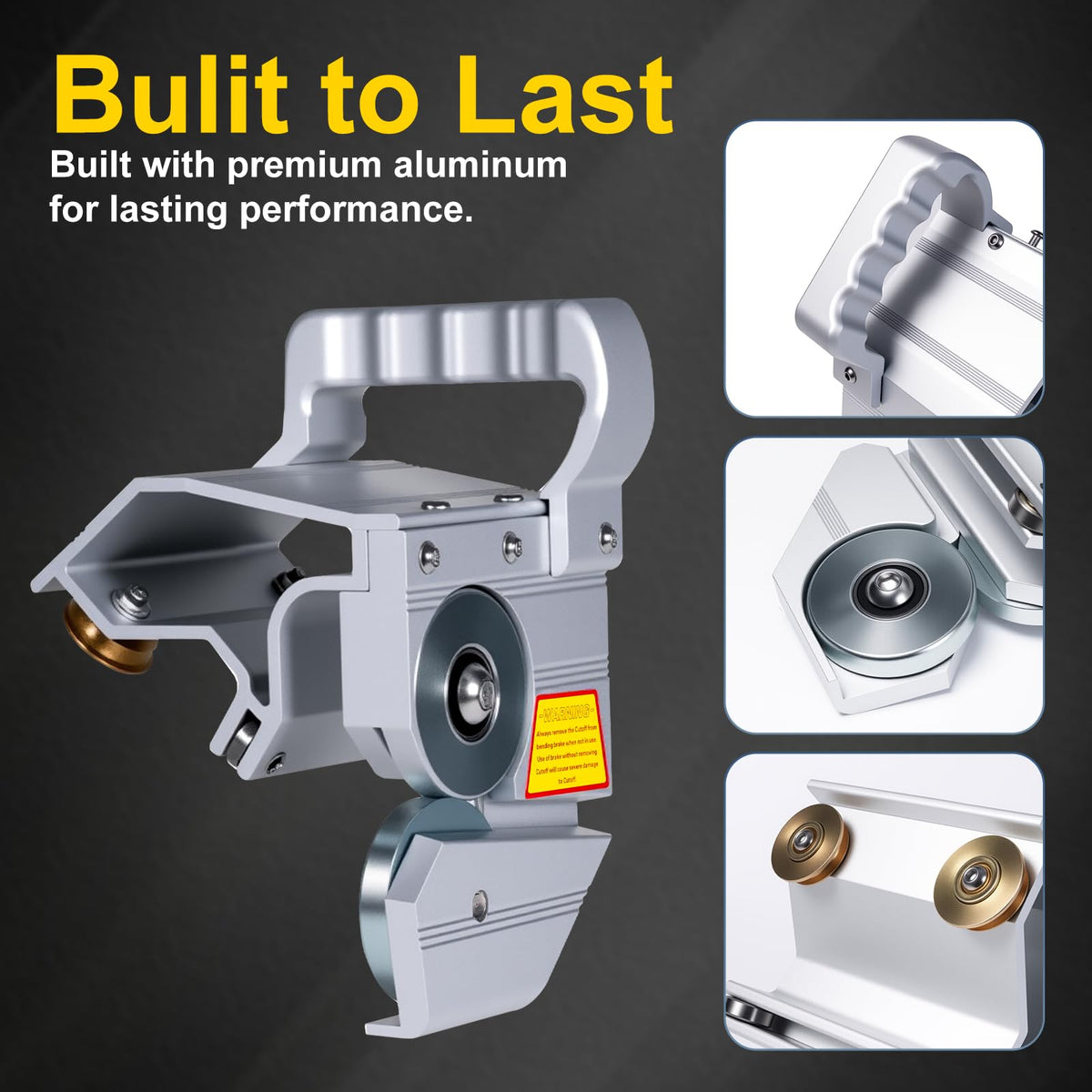 PRO Cut-Off Tool with Case 10379 Precision Cutter Compatible with Pro 14 HD, MX Series, MAX-I-MUM XL Series brakes, Lightweight Heavy-Duty Metal & Vinyl Cutter