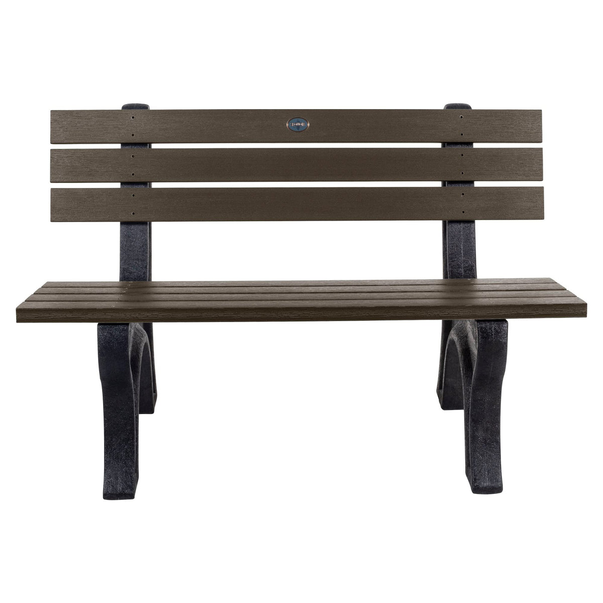 Sequoia Professional Aurora 4 ft Park Bench, Weathered Acorn